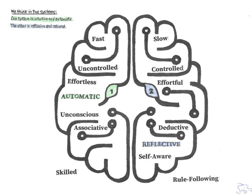 Thinking Fast and Slow Picture Summary by Brian Nwokedi